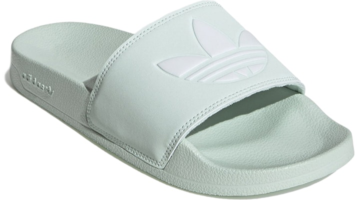 (Women) adidas originals Adilette Lite Slides Light Green/White FU9136 Lookbook (Women) adidas originals Adilette Lite Slides Light Green/White FU9136