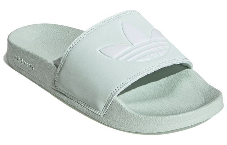 Lookbook (W) Claquettes adidas Originals Adilette Lite Vert Clair/Blanc FU9136