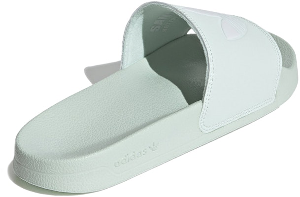 (Women) adidas originals Adilette Lite Slides Light Green/White FU9136 Shop (Women) adidas originals Adilette Lite Slides Light Green/White FU9136