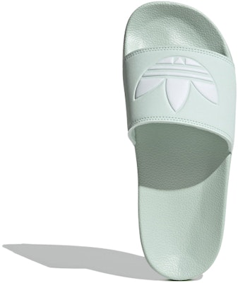 (Women) adidas originals Adilette Lite Slides Light Green/White FU9136 Purchase (Women) adidas originals Adilette Lite Slides Light Green/White FU9136
