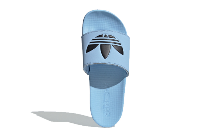 Lookbook (W) 아디다스 오리지널 아딜렛 라이트 슬리퍼 '블루 블랙' EG8683