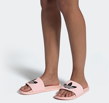 (Women) adidas originals Adilette Lite Slipper 'Pink Black' EG8682 Purchase (Women) adidas originals Adilette Lite Slipper 'Pink Black' EG8682