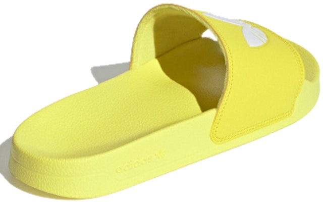 (Women) adidas originals Adilette Lite Slipper 'Yellow White' FU9140 Lookbook (Women) adidas originals Adilette Lite Slipper 'Yellow White' FU9140