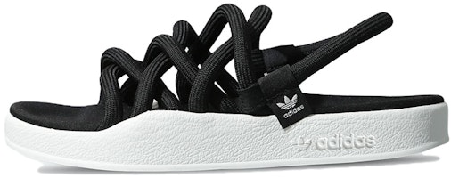 (Women) adidas Originals Adilette Noda Shoes 'Black White' FZ6438 (Women) adidas Originals Adilette Noda Shoes 'Black White' FZ6438
