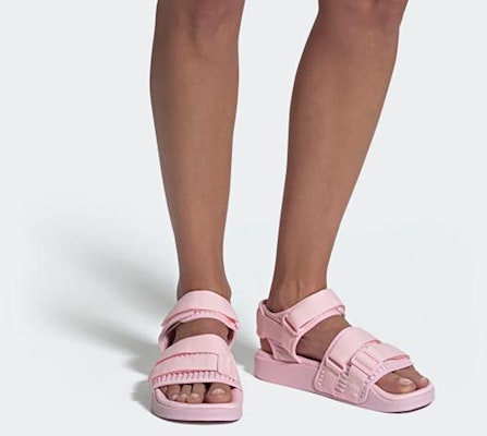 (W) adidas originals Adilette Sandal 2.0 Merah Jambu CG6151 Details for (W) adidas originals Adilette Sandal 2.0 Merah Jambu CG6151