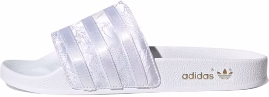 (Women) adidas originals Adilette Satin Embroidered Slippers EG5162 (Women) adidas originals Adilette Satin Embroidered Slippers EG5162