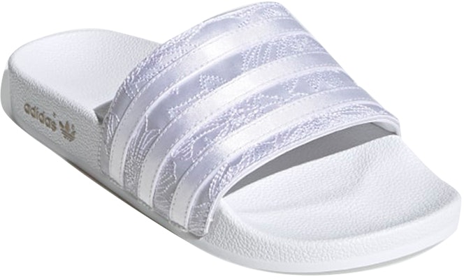(W) adidas Originals Adilette Zapatillas de Satén Bordadas EG5162 Lookbook (W) adidas Originals Adilette Zapatillas de Satén Bordadas EG5162
