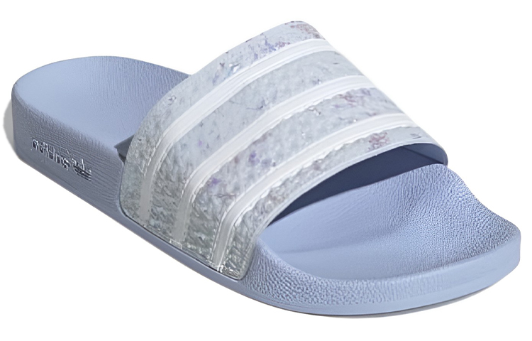 (W) adidas Originals Adilette Slides 'Blue CMFT' 圖 3