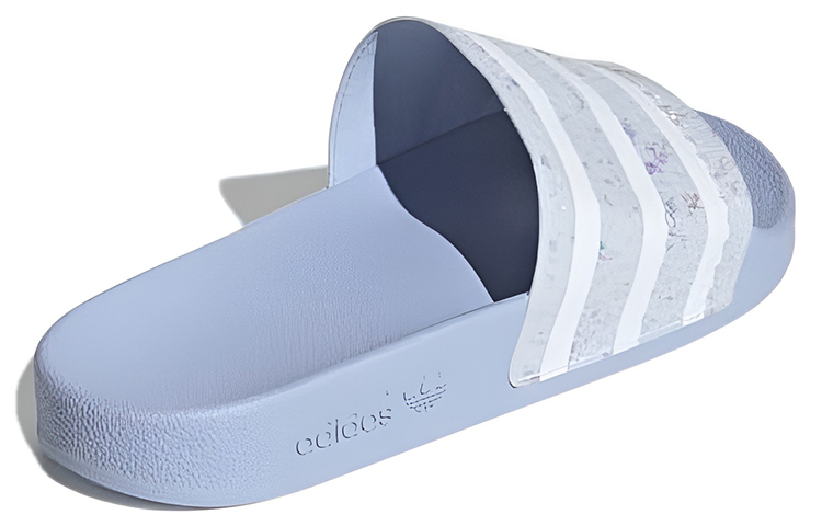 (W) adidas Originals Adilette Slides 'Blue CMFT' 圖 4