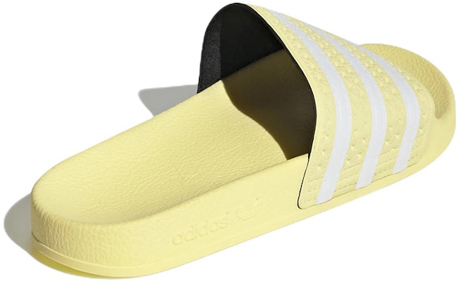 (Women) adidas Originals Adilette Slides 'Lemon Yellow' GZ6366 Shop (Women) adidas Originals Adilette Slides 'Lemon Yellow' GZ6366
