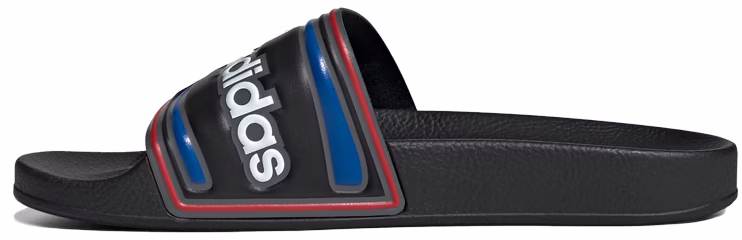 women-adidas-originals-adilette-slides-black-red-blue-ee-6177