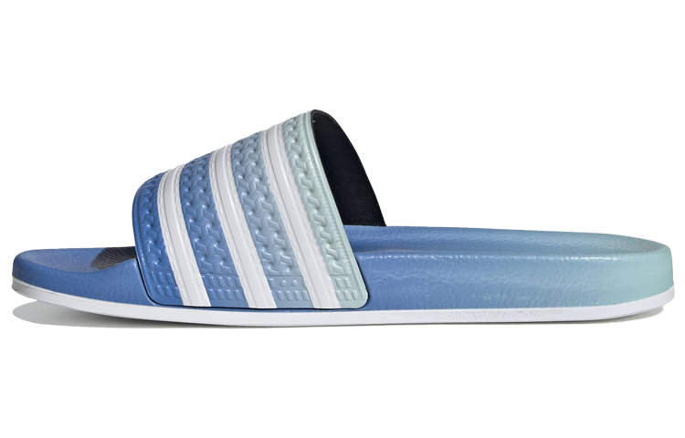 (Women) adidas originals Adilette Slides Blue White Slippers 'Blue White' EE6187