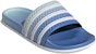 (W) adidas Originals Adilette Slides Selipar Biru Putih 'Blue White' EE6187