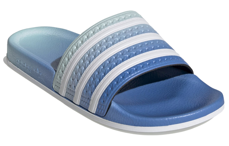 Lookbook (W) adidas Originals Adilette Tongs Bleu Blanc Claquettes ''Bleu Blanc'' EE6187