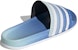 (W) adidas Originals Adilette Slides Selipar Biru Putih 'Blue White' EE6187