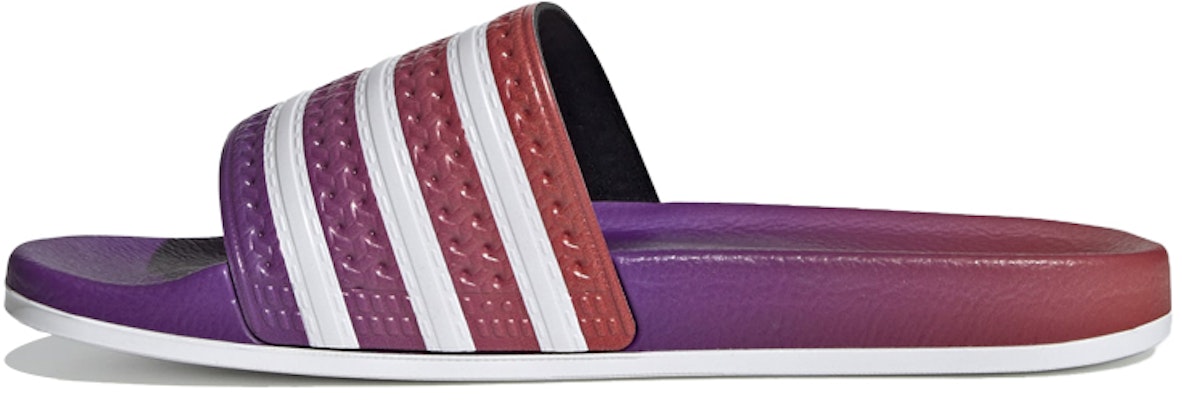 (Women) adidas originals Adilette Slides Purple White Slippers 'Purple White' EE6188 Buy (Women) adidas originals Adilette Slides Purple White Slippers 'Purple White' EE6188