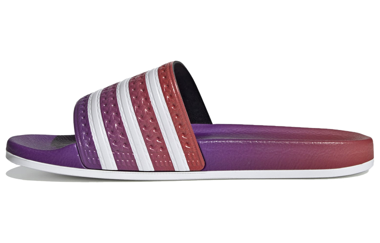 (Women) adidas originals Adilette Slides Purple White Slippers 'Purple White' EE6188