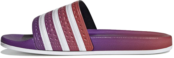 (Women) adidas originals Adilette Slides Purple White Slippers 'Purple White' EE6188 (Women) adidas originals Adilette Slides Purple White Slippers 'Purple White' EE6188