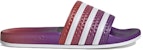 (W) adidas Originals Adilette Slides Ungu Putih Selipar 'Ungu Putih' EE6188