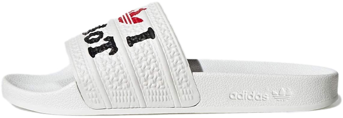 (Women) adidas originals Adilette Slides Slippers White/Black H67741 Buy (Women) adidas originals Adilette Slides Slippers White/Black H67741