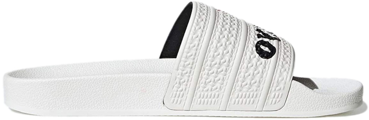 (Women) adidas originals Adilette Slides Slippers White/Black H67741 Order (Women) adidas originals Adilette Slides Slippers White/Black H67741