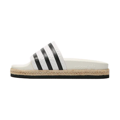 (W) adidas originals Adilette Sports slippers 'White Black'