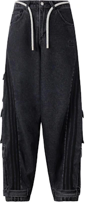 (W) 아디다스 오리지널 아딜레니움 데님 블루 조거 루즈핏 블랙 진. JY4514 Buy (W) 아디다스 오리지널 아딜레니움 데님 블루 조거 루즈핏 블랙 진. JY4514