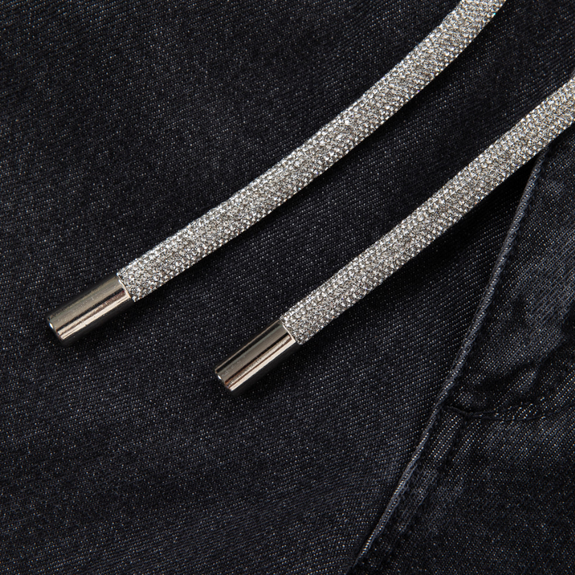 (Women) adidas Originals Adillenium Denim Blue Joggers  Loose Fit Black Jeans. JY4514 圖 4