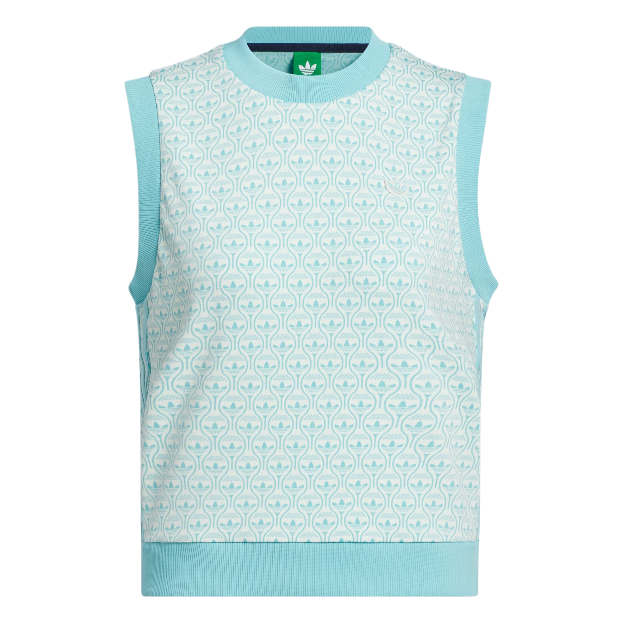 (Women) adidas Originals All Over Knit Sleeveless Golf Shirt KH4116