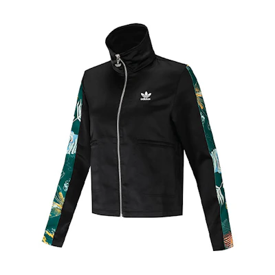 (Women) adidas Originals AOP Track Top Jacket Black GR1392