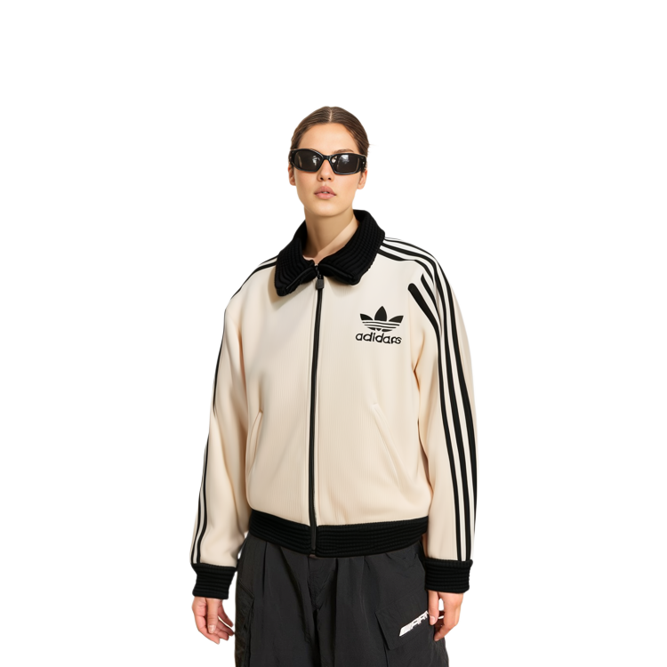 (Women) adidas Originals Beckenbauer Luxe White Retro Striped Track Jacket IY2910 圖 6