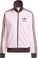 (Women) adidas Originals Beckenbauer Track Top Retro Jacket - Clear Pink IR6088 (Women) adidas Originals Beckenbauer Track Top Retro Jacket - Clear Pink IR6088