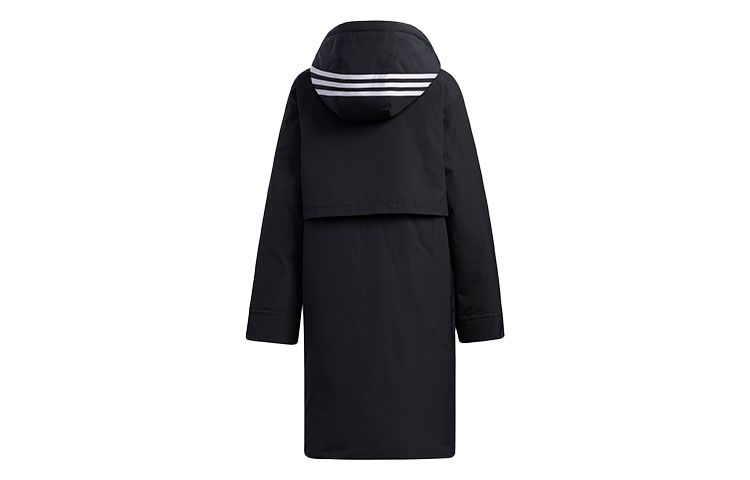(Women) Adidas Originals Bellista Parka Black Mid-Length Winter Down Coat GQ1237 圖 3