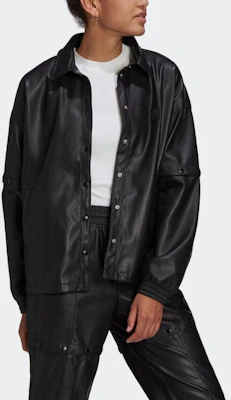 (W) 아디다스 오리지널 블랙 로고 카라 캐주얼 스포츠 자켓 HF2021 Shop (W) 아디다스 오리지널 블랙 로고 카라 캐주얼 스포츠 자켓 HF2021