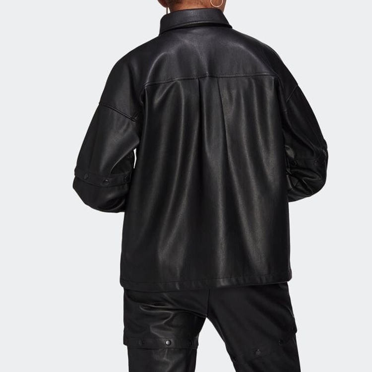 Purchase (W) 아디다스 오리지널 블랙 로고 카라 캐주얼 스포츠 자켓 HF2021