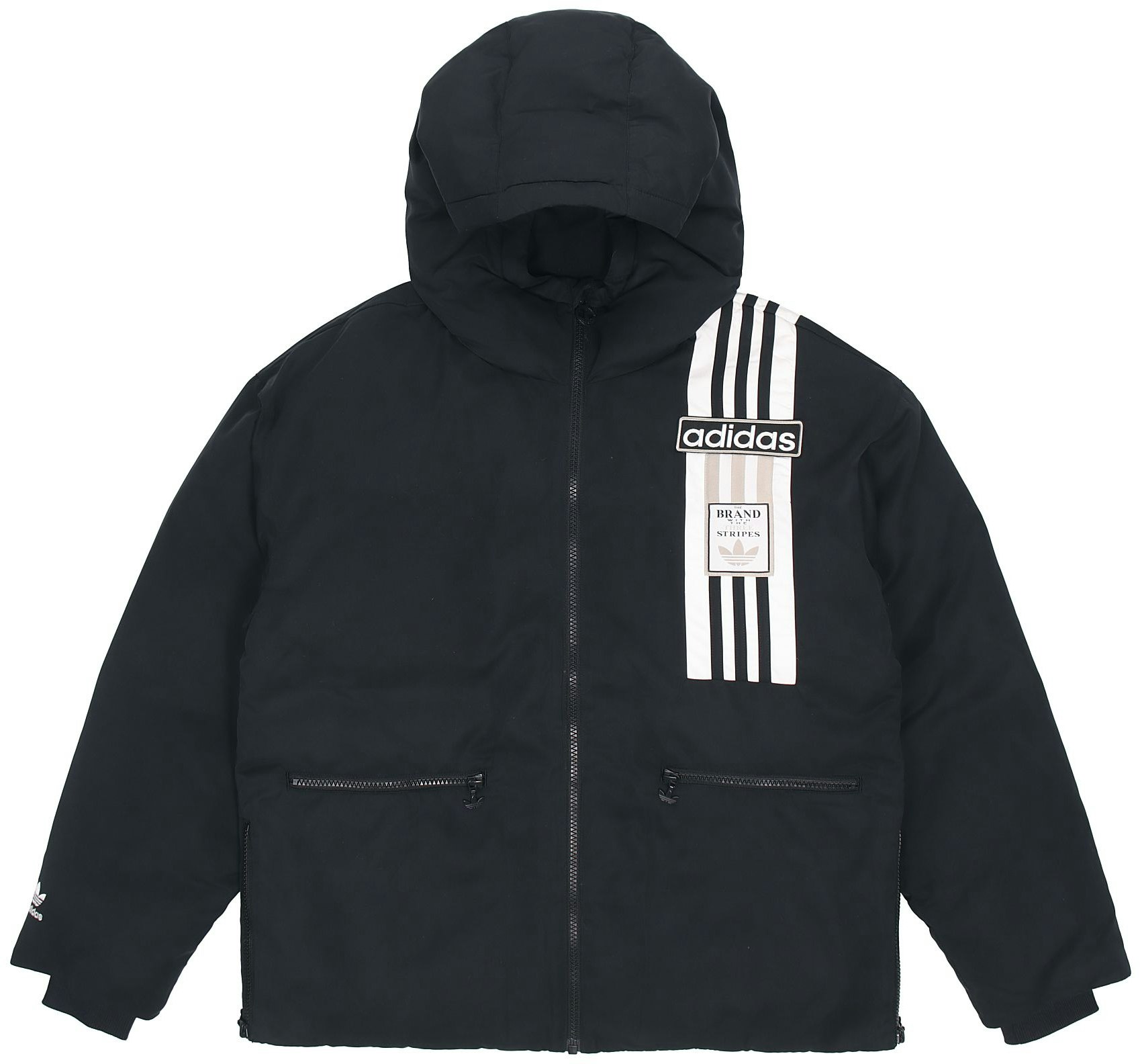 women-adidas-originals-black-down-puffer-hooded-jacket-winter-gl-6411