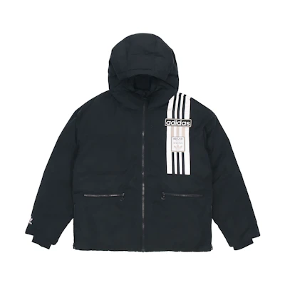 (Women) Adidas Originals Black Down Puffer Hooded Jacket Winter GL6411