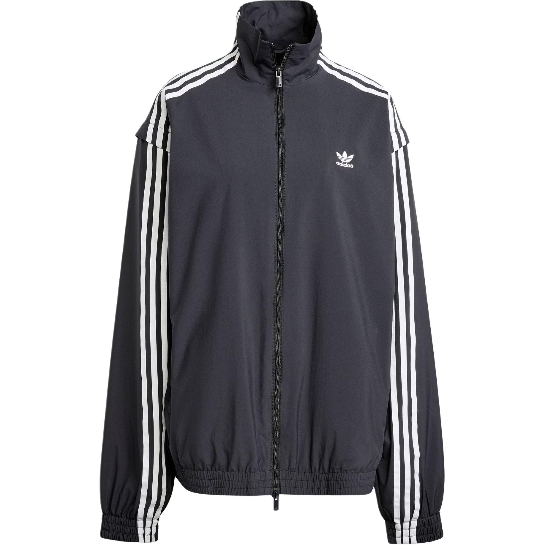 (Women) adidas Originals Black Firebird Zip-Off Track Jacket Vintage Style JM9251