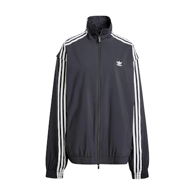 (Women) adidas Originals Black Firebird Zip-Off Track Jacket Vintage Style JM9251
