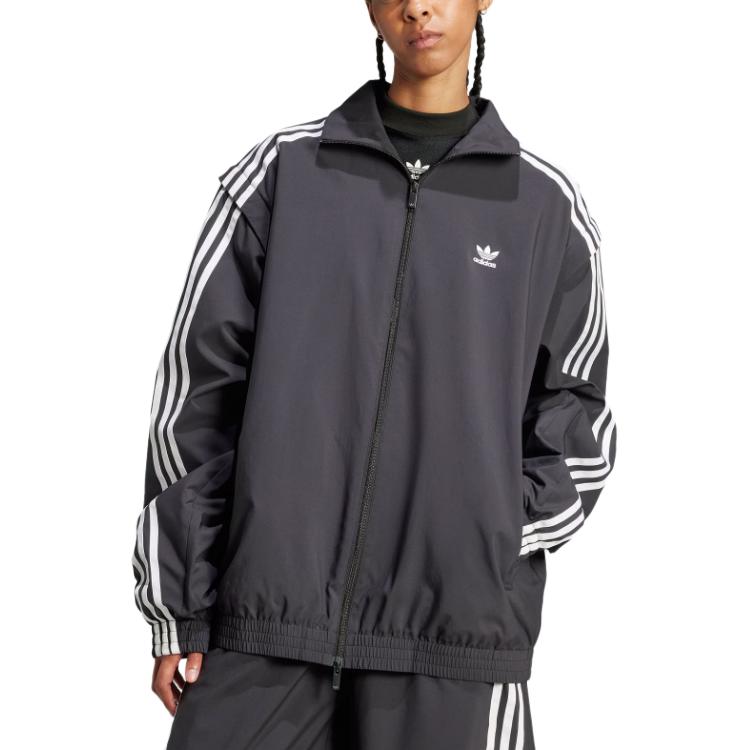 (Women) adidas Originals Black Firebird Zip-Off Track Jacket Vintage Style JM9251 圖 3