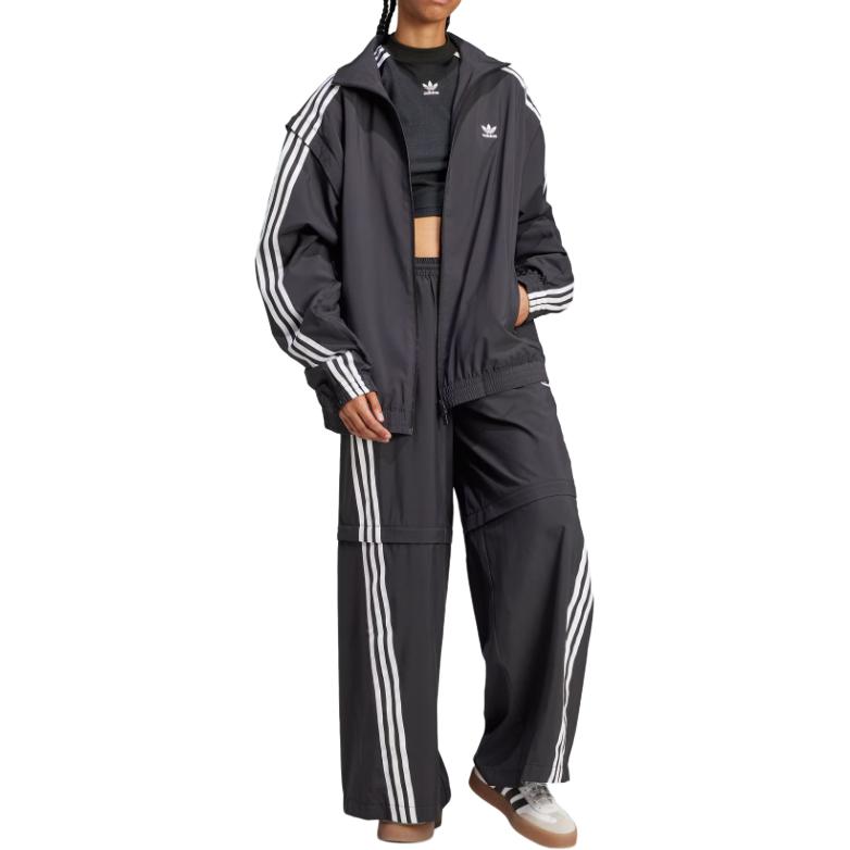 (Women) adidas Originals Black Firebird Zip-Off Track Jacket Vintage Style JM9251 圖 5