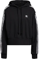 (Women) adidas Originals Black Hoodie Retro Pullover with Side Stripes H37812 (Women) adidas Originals Black Hoodie Retro Pullover with Side Stripes H37812