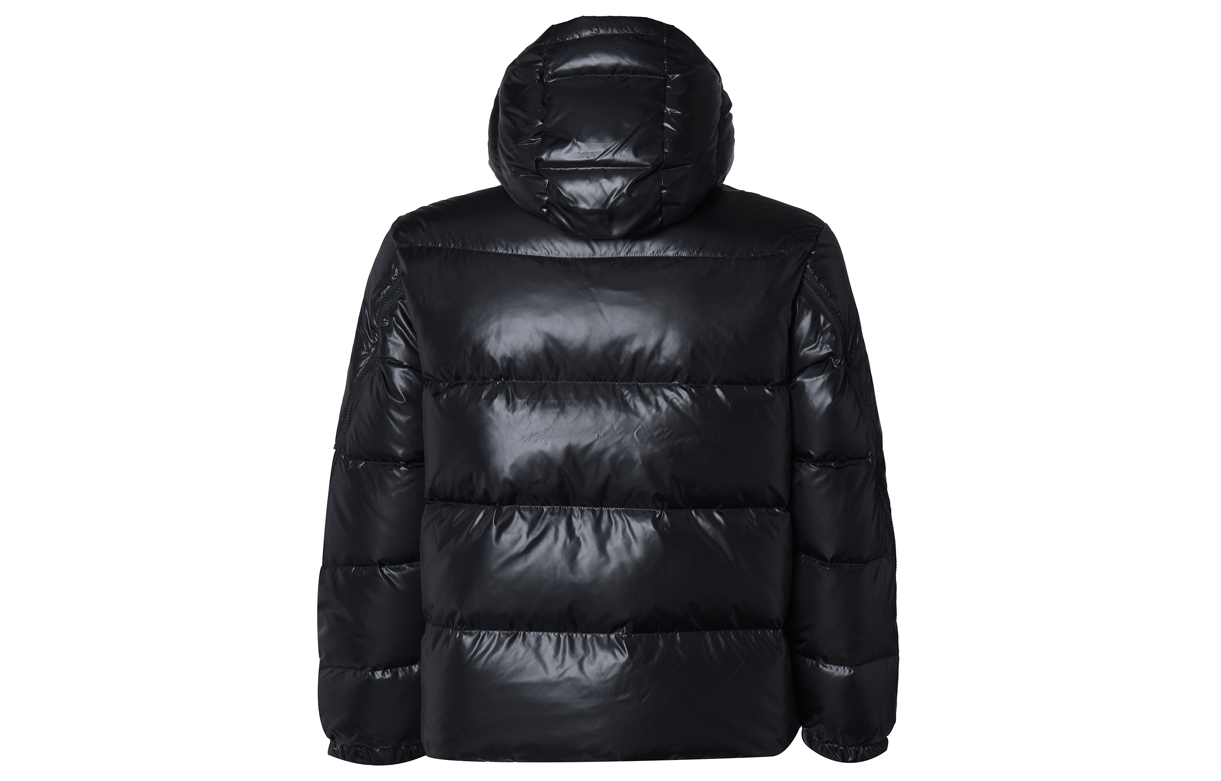 Lookbook (W) Adidas Originals 黑色連帽徽標羽絨外套配拉鍊袖口 H36774