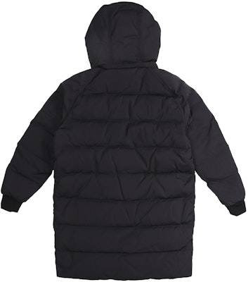 (W) 阿迪达斯Originals黑色长款连帽羽绒外套冬季夹克 FL0042 Lookbook (W) 阿迪达斯Originals黑色长款连帽羽绒外套冬季夹克 FL0042