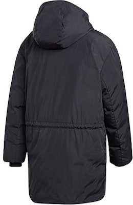 (W) アディダスオリジナルス ブラック刺繍ロゴ入りダウンジャケット. GK8549 Lookbook (W) アディダスオリジナルス ブラック刺繍ロゴ入りダウンジャケット. GK8549