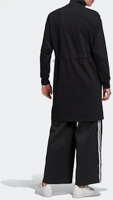 (W) 아디다스 오리지널 블랙 레트로 트랙 자켓 트레포일 로고 스트라이프 GN2793 Purchase (W) 아디다스 오리지널 블랙 레트로 트랙 자켓 트레포일 로고 스트라이프 GN2793