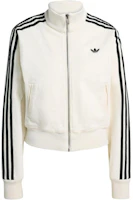 (Women) adidas Originals Black Street Style Logo Stand Collar Bomber Jacket KD2894-WHITE (Women) adidas Originals Black Street Style Logo Stand Collar Bomber Jacket KD2894-WHITE