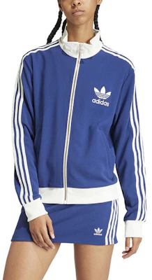 (W) adidas Originals Jaket Track Retro Biru dengan Logo 3-Stripes IR6123 Lookbook (W) adidas Originals Jaket Track Retro Biru dengan Logo 3-Stripes IR6123