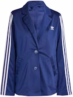 (Women) adidas Originals Blue Striped Suit with Solid Logo Print IN8415 (Women) adidas Originals Blue Striped Suit with Solid Logo Print IN8415