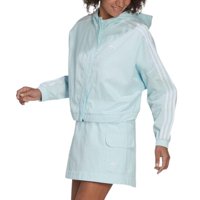 (Women) adidas Originals Blue Striped Track Jacket HL9305 圖 6